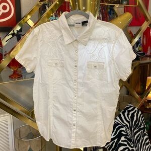 Harley-Davidson Button Down Short Sleeve Shirt, Top, Blouse.